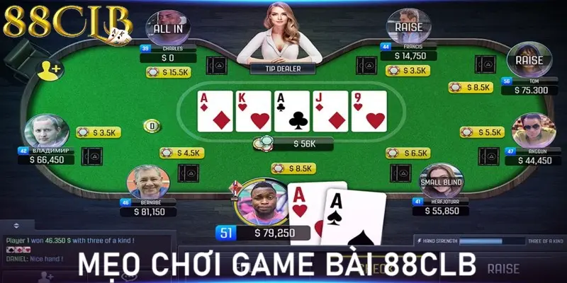 Nắm chắc mẹo chơi game bài 88clb để dễ dàng giành chiến thắng Nắm chắc mẹo chơi game bài 88clb để dễ dàng giành chiến thắng