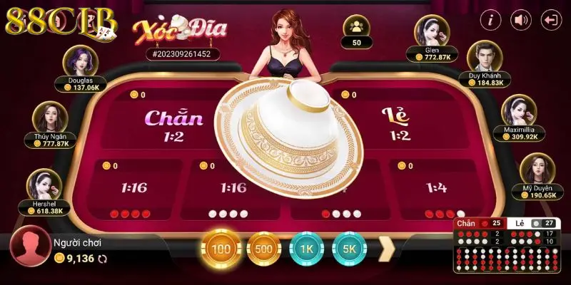 Cửa cược xóc đĩa đổi thưởng tại 88CLB đa dạng Cửa cược xóc đĩa đổi thưởng tại 88CLB đa dạng