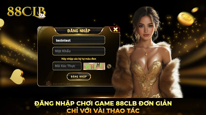 Đăng nhập chơi game 88CLB đơn giản chỉ với vài thao tác Đăng nhập chơi game 88CLB đơn giản chỉ với vài thao tác